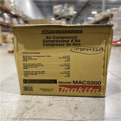 DALLAS LOCATION - Makita Big Bore 5.2 Gal. 140 PSI 3.0 HP Portable Corded Electric Horizontal Single Tank Air Compressor (6.5 CFM at 90 PSI)