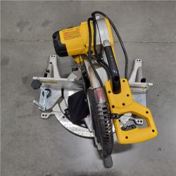 AS-IS DeWalt 15 Amp Corded 12 in. Compound Double Bevel Miter Saw