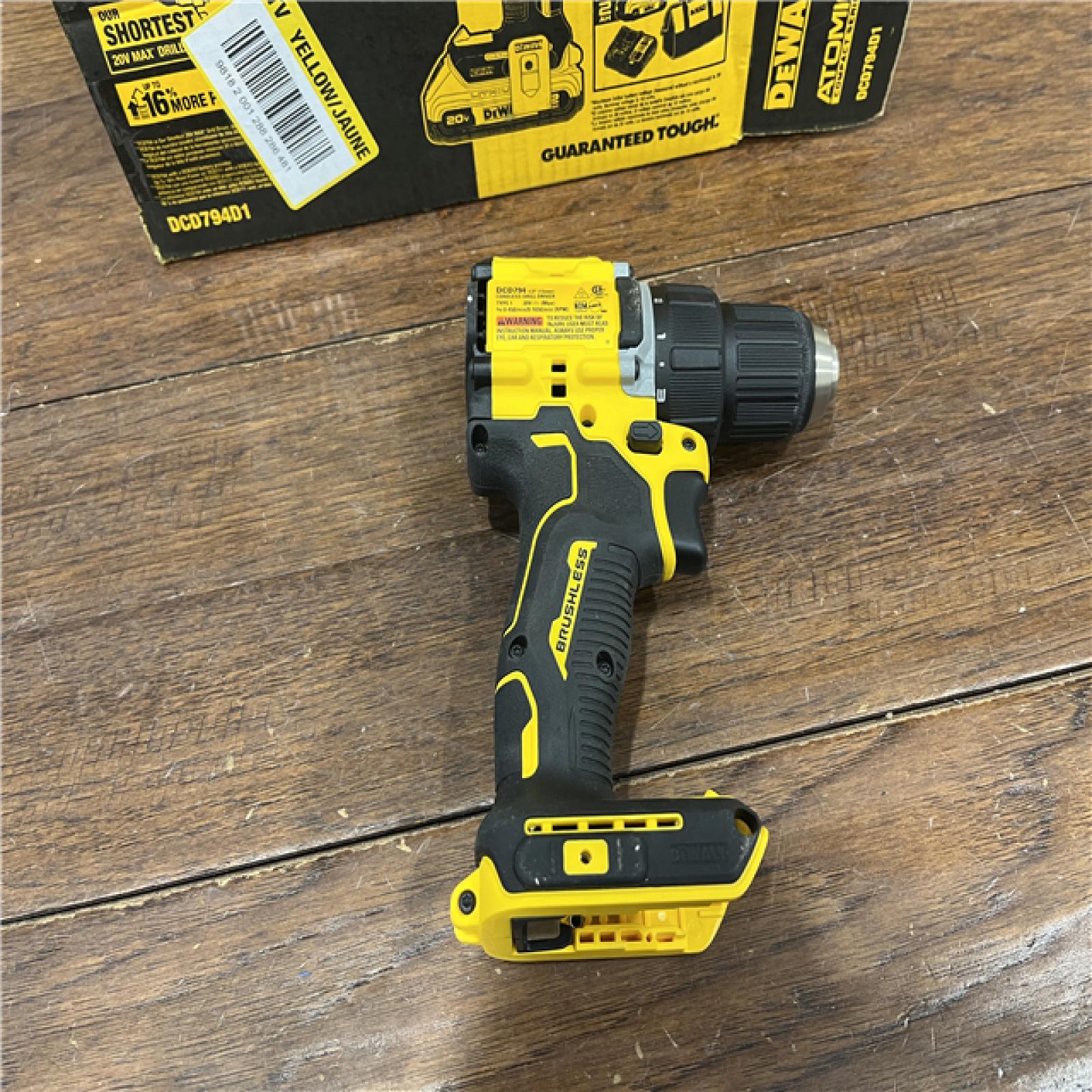 AS-ISDeWalt ATOMIC COMPACT SERIESâ„¢ 20V MAX* Brushless Cordless 1/2 in. Drill/Driver