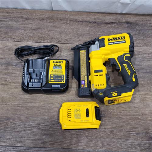 AS-IS DEWALT ATOMIC 20V MAX Lithium Ion Cordless 23 Gauge Pin Nailer Kit with 2.0Ah Battery and Charger