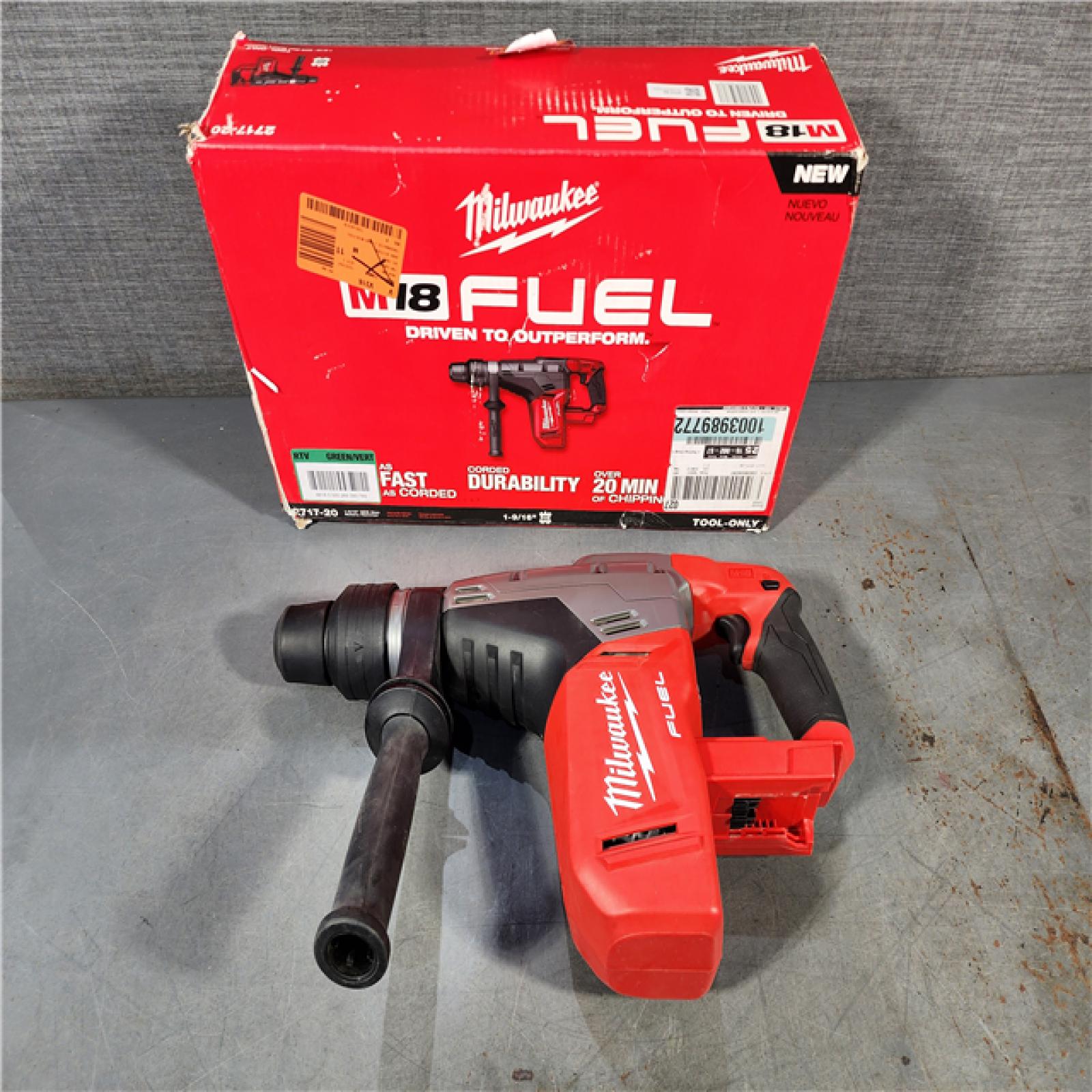 HOUSTON LOCATION - AS-IS M18 FUEL 18V Lithium-Ion Brushless Cordless 1-9/16 in. SDS-Max Rotary Hammer (Tool-Only)