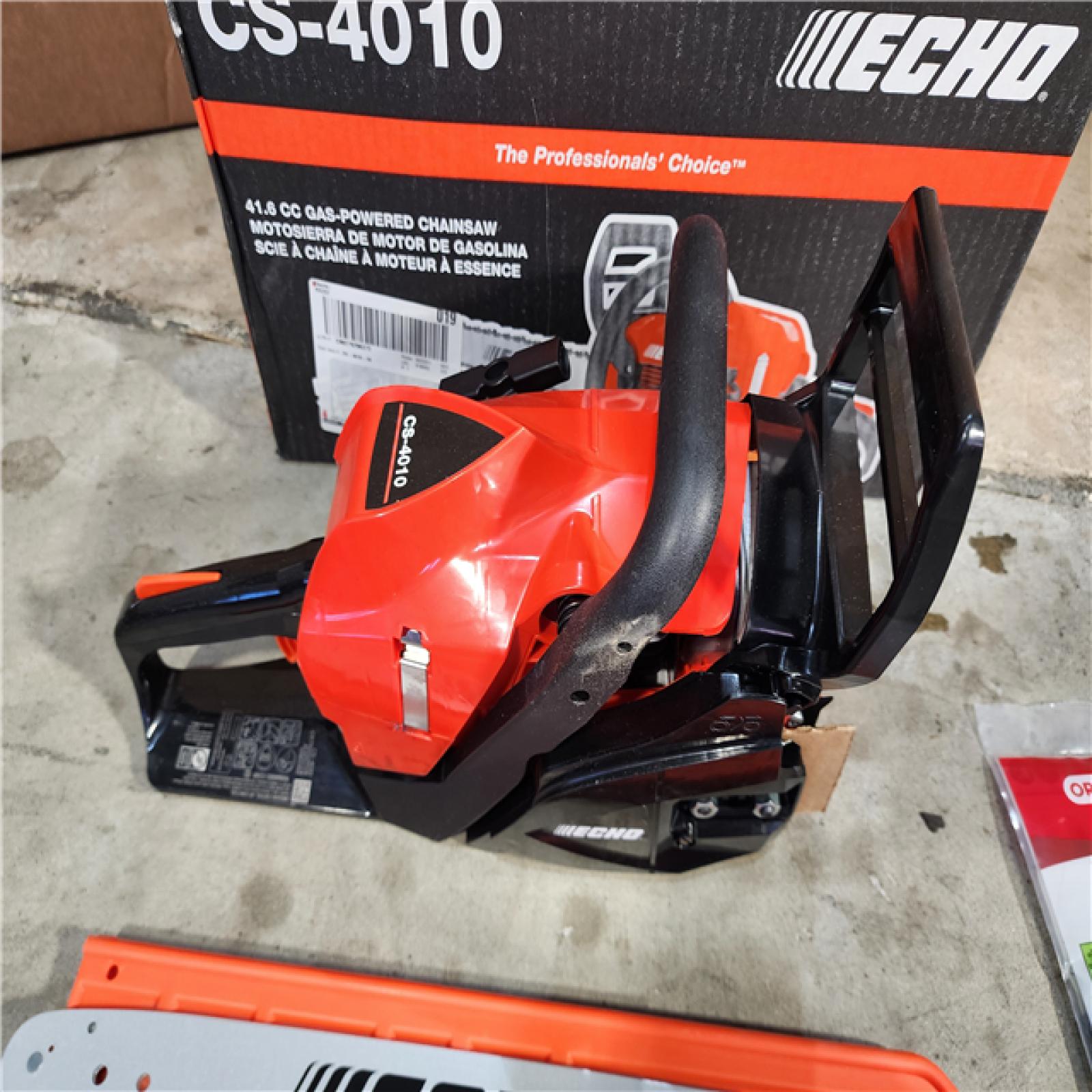 HOUSTON LOCATION - AS-IS 41.6 CC GAS-POWERED CHAINSAW ECHO CS-4010