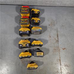 HOUSTON LOCATION - AS-IS DEWALT BATTERY PACK QTY - 15