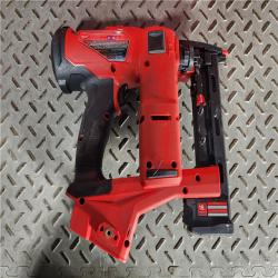 HOUSTON LOCATION - AS-IS M18 FUEL 18-Volt Lithium-Ion Brushless Cordless 18-Gauge 1/4 in. Narrow Crown Stapler (Tool-Only)