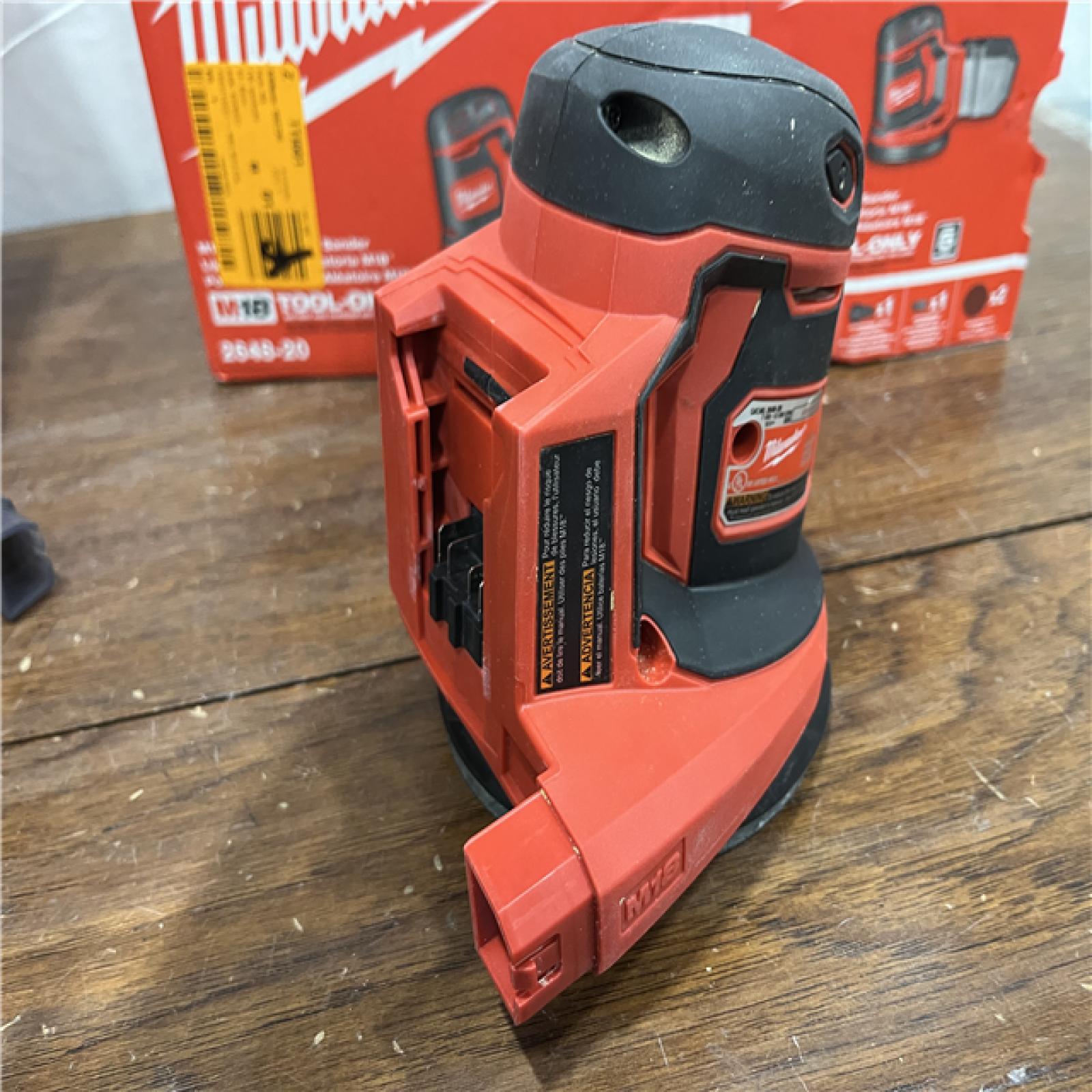 AS-IS Milwaukee 2648-20 - M18 5  7000-12000 Opm Cordless Variable Speed Random Orbital Sander