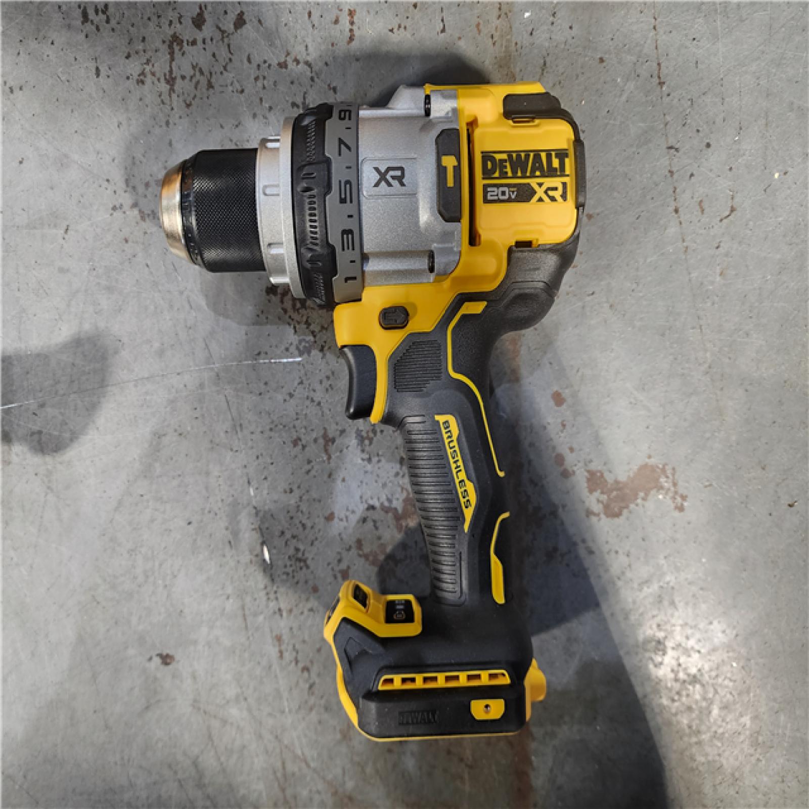 HOUSTON LOCATION - AS-IS DEWALT 20V XR Lithium-Ion Cordless Hammer Drill Kit with 8.0 Ah Battery, Charger and Kit Bag