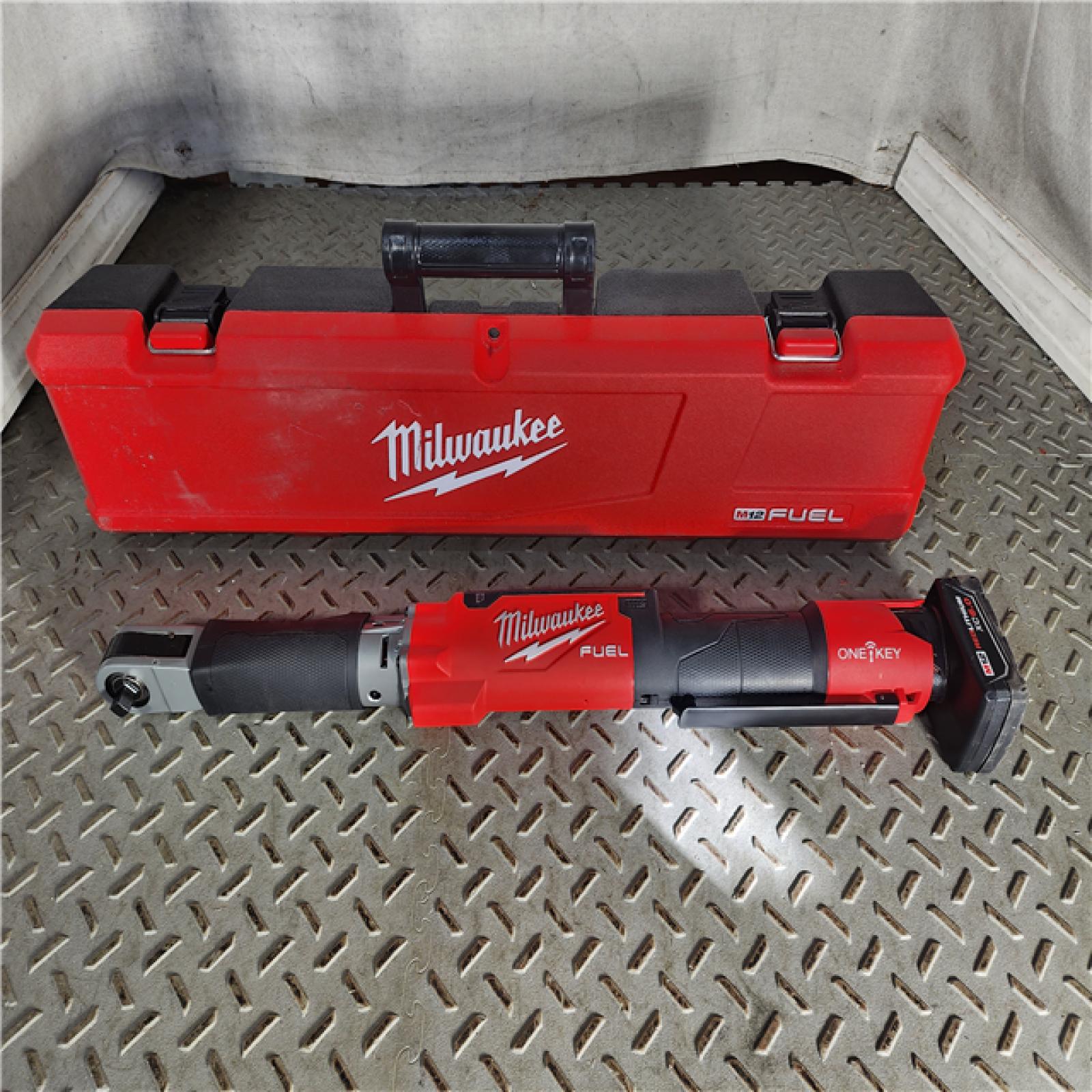 HOUSTON LOCATION - AS-ISMilwaukee  M12 FUEL ONE-KEY 12-Volt Lithium-Ion Brushless Cordless 3/8 in. Digital Torque Wrench