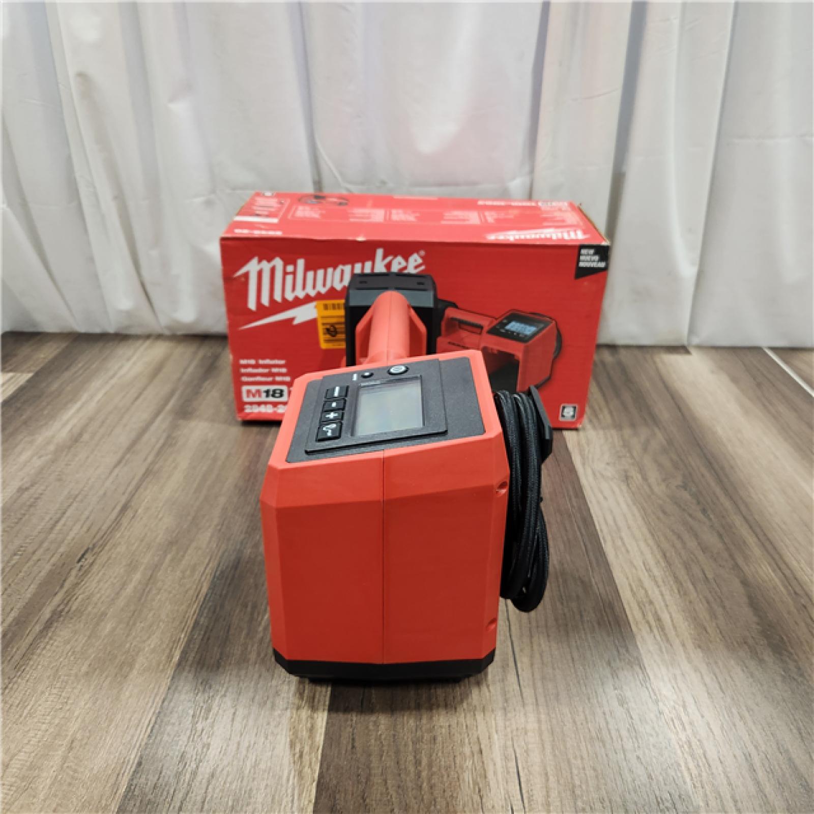 AS IS Milwaukee M18 18 V 150 PSI Tire Inflator