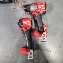 HOUSTON LOCATION - AS-IS (APPERAS LIKE NEW) M18 FUEL 18V Lithium-Ion Brushless Cordless Hammer Drill and Impact Driver Combo Kit (2-Tool) with 2 Batteries