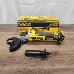 AS-IS 20V MAX XR Cordless Brushless 4.5 in. Slide Switch Small Angle Grinder with Kickback Brake (Tool Only)