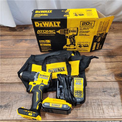 AS-IS DeWalt ATOMIC COMPACT SERIESâ„¢ 20V MAX* Brushless Cordless 1/2 in. Drill/Driver