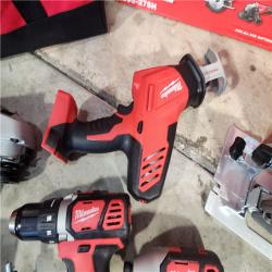 HOUSTON LOCATION - AS-IS (APPEARS LIKE NEW) M18 18-Volt Lithium-Ion Cordless Combo Kit 7-Tool with 2-Batteries, Charger and Tool Bag