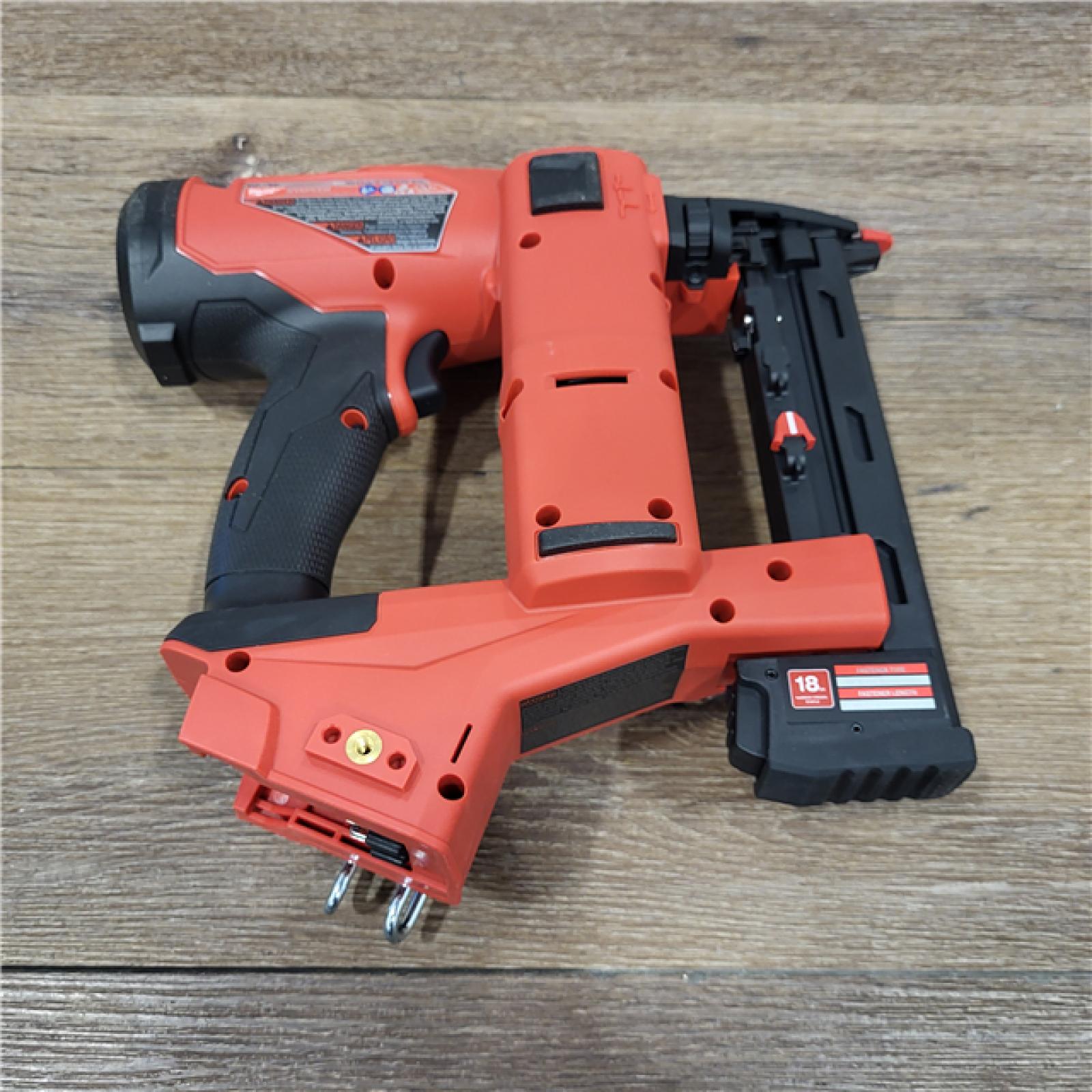 AS-IS M18 FUEL 18-Volt Lithium-Ion Brushless Cordless 18-Gauge 1/4 in. Narrow Crown Stapler (Tool-Only)