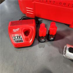 HOUSTON LOCATION - AS-IS (APPEARS LIKE NEW) Milwaukee M12 Force Logic Press Tool 1/2 in. to 1 in. Kit