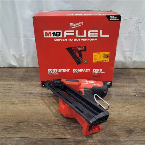 AS-IS Milwaukee 2839-20 M18 FUEL 15 Ga. 18 Volt Brushless Angled Finish Nailer