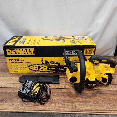 AS-IS Dewalt 7605686 12 in. 20V Battery Powered Chainsaw