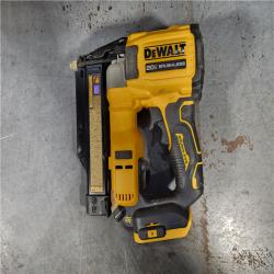 HOUSTON LOCATION - AS-IS DEWALT ATOMIC 20V MAX Lithium Ion Cordless 23 Gauge Pin Nailer Kit with 2.0Ah Battery and Charger