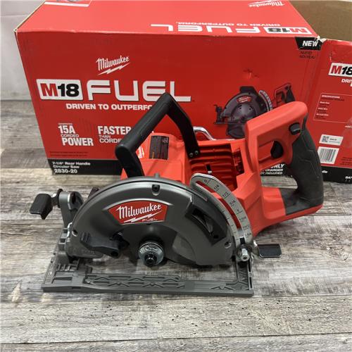 AS-IS Milwaukee 2830-20 Rear Handle Circular Saw M18 FUEL 7-1/4  Cordless Brushless Tool Only