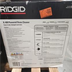 Dallas Location - As-Is Ridgid K-400 Drain Cleaning Snake Auger