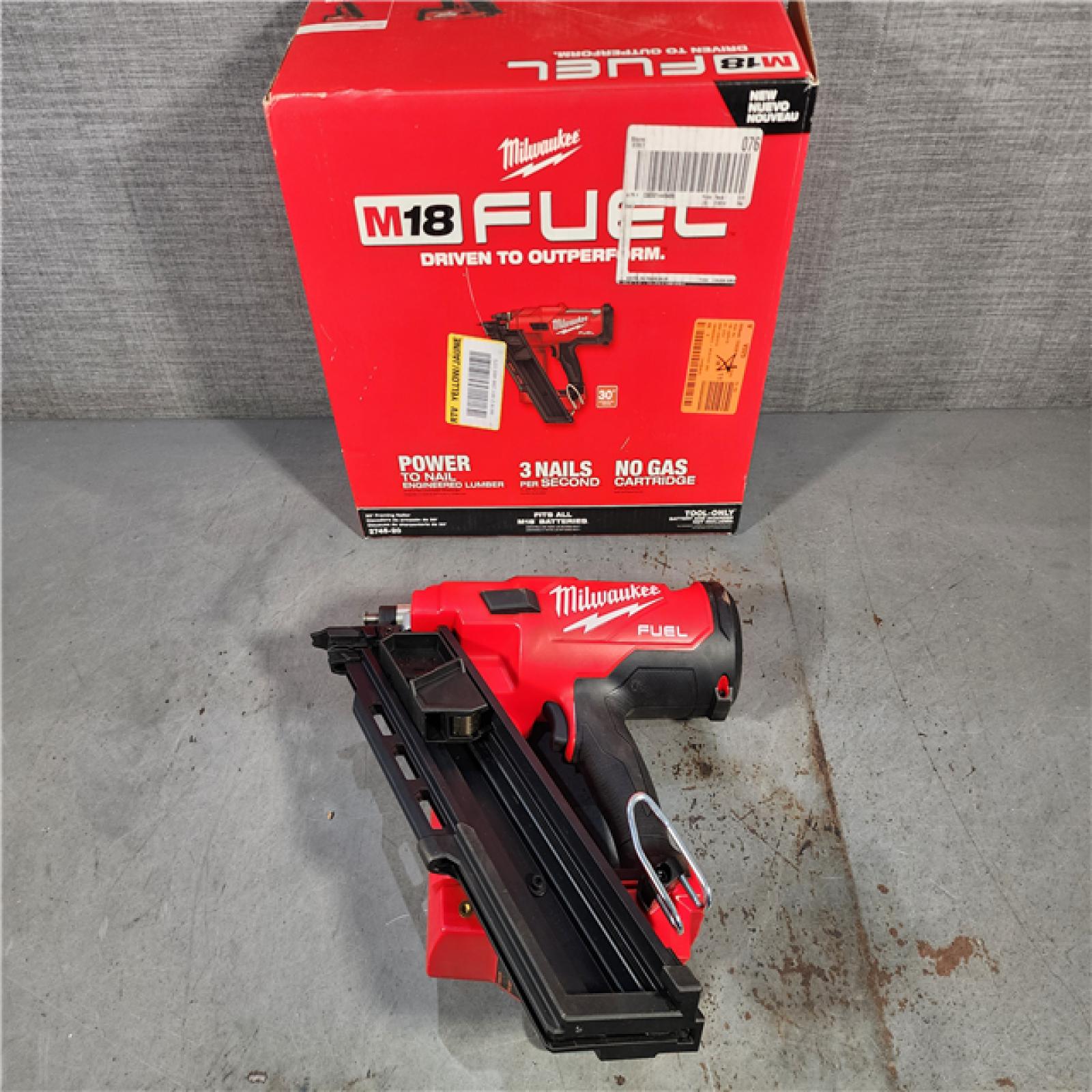 HOUSTON LOCATION - AS-IS M18 FUEL 3-1/2 in. 18-Volt 30-Degree Lithium-Ion Brushless Cordless Framing Nailer (Tool-Only)