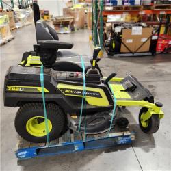 Dallas Location - As-Is RYOBI 80V HP Brushless 42 in Riding Mower (2) 80V Batteries and Charger