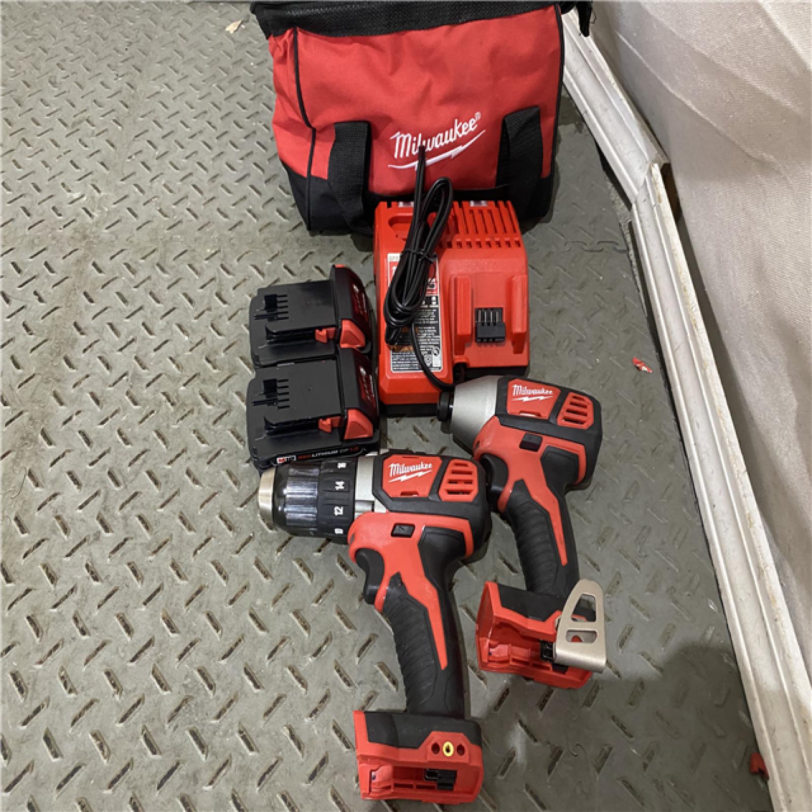 Houston location AS-IS Milwaukee Electric Tools 2691-22 MILWAUKEE M18 COMBO KITS LIKE NEW