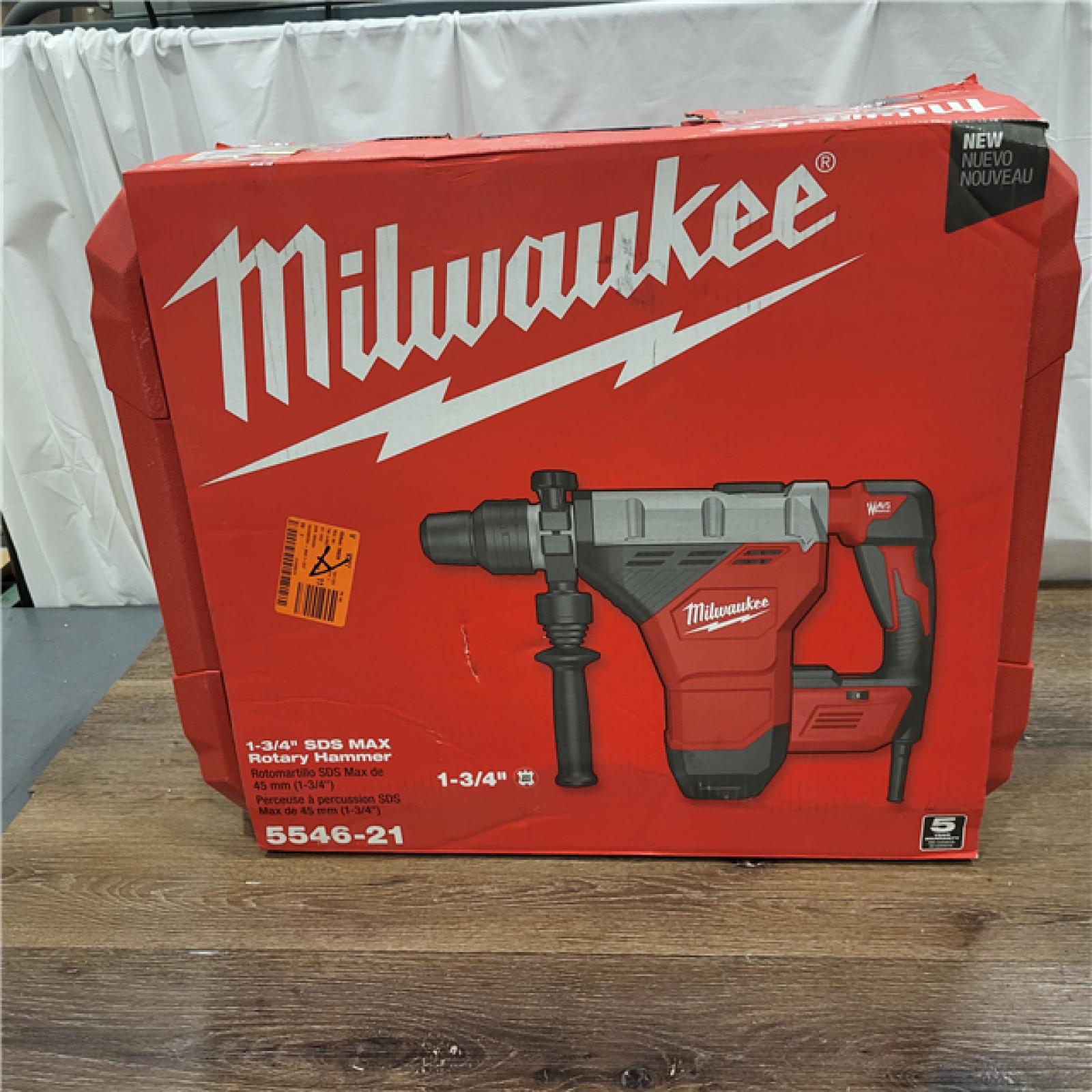 AS-IS Milwaukee 15 Amp 1-3/4 in. SDS-MAX Corded Combination Hammer with E-Clutch