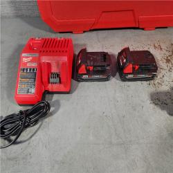 HOUSTON LOCATION - AS-IS Milwaukee M18 18-Volt Lithium-Ion Cordless Short Throw PEX Press Tool Kit w/ (2) Viega PureFlow Jaws