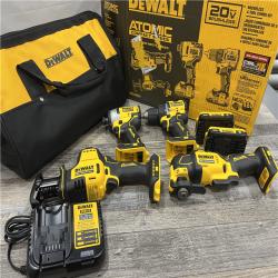 AS-IS DEWALT 20V MAX* XR 4-Tool Combo Kit