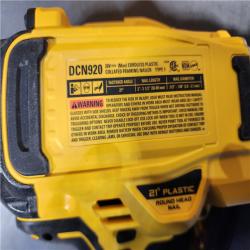 HOUSTON LOCATION - AS-IS DEWALT 20-Volt 21Â° Cordless Framing Nailer (Tool-Only)