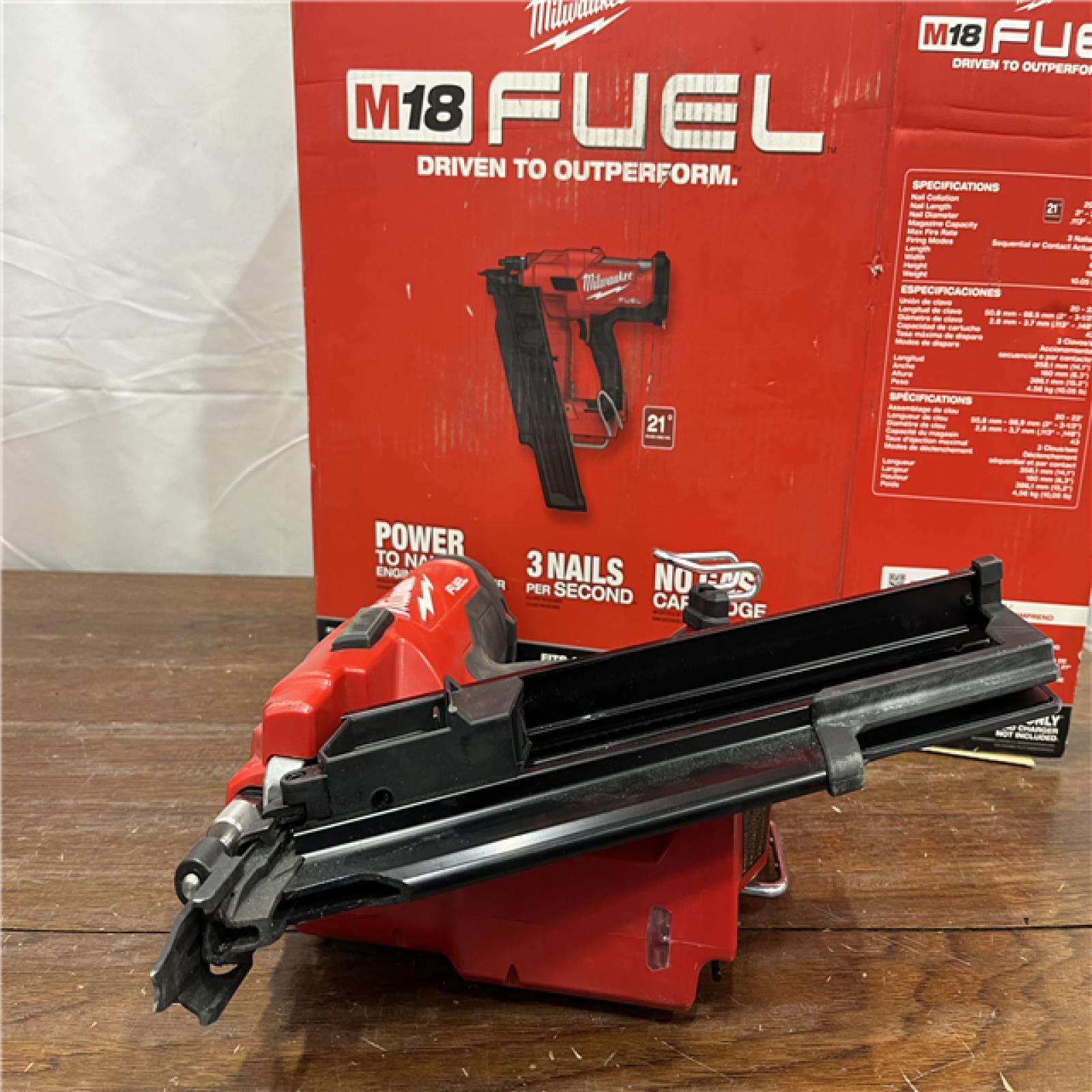 AS-IS Milwaukee 2744-20 M18 FUEL 21-Degree Cordless Framing Nailer (Tool Only)