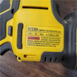 California As-Is Dewalt Brushless 4-Tool Combo Kit (Battery,Charger, and Tool Bag Included)