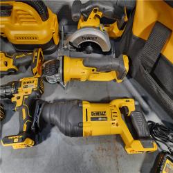 HOUSTON LOCATION - AS-IS DEWALT 20-Volt Max Lithium-Ion 9-Tool Cordless Combo Kit with Two 2.0 Ah Batteries, Charger and 2 Bags