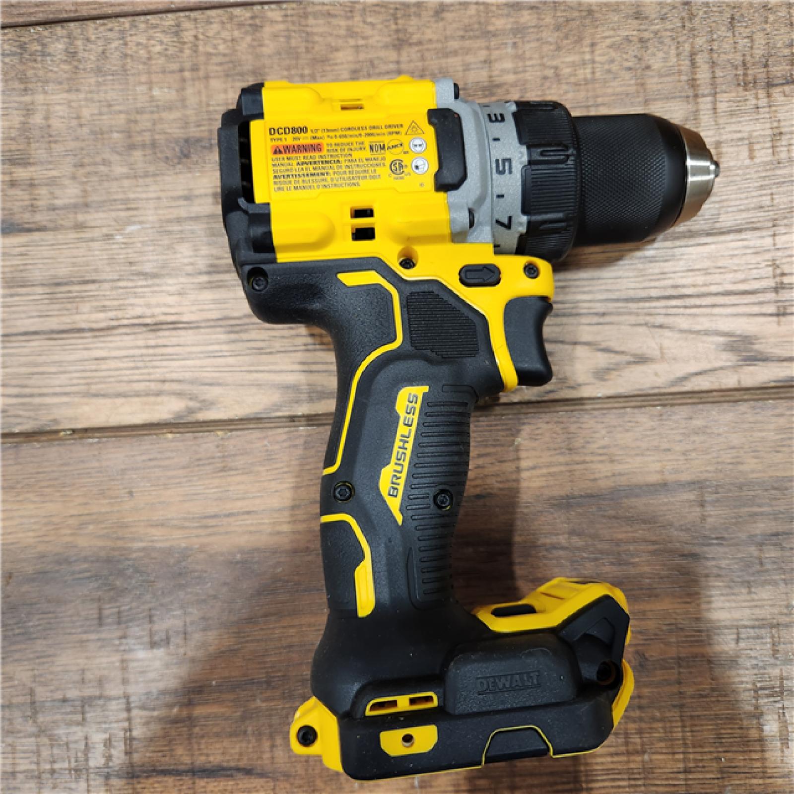 AS-IS DEWALT 20V MAX XR Brushless Cordless 1/2 Drill/Driver Kit