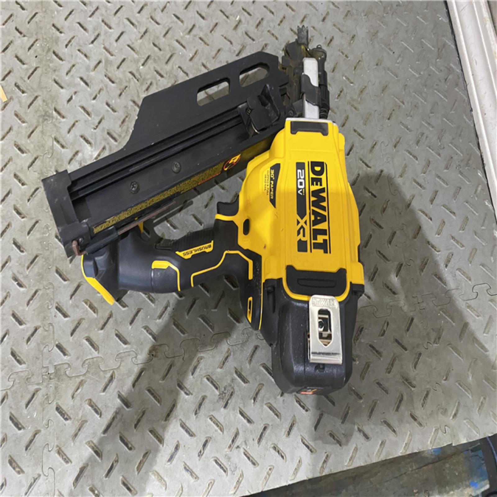 Houston locaton AS-IS DEWALT 20-Volt 30Â° Cordless Framing Nailer (Tool-Only)