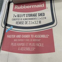 California AS-IS Rubbermaid 7 x 10.5 Ft Storage Shed