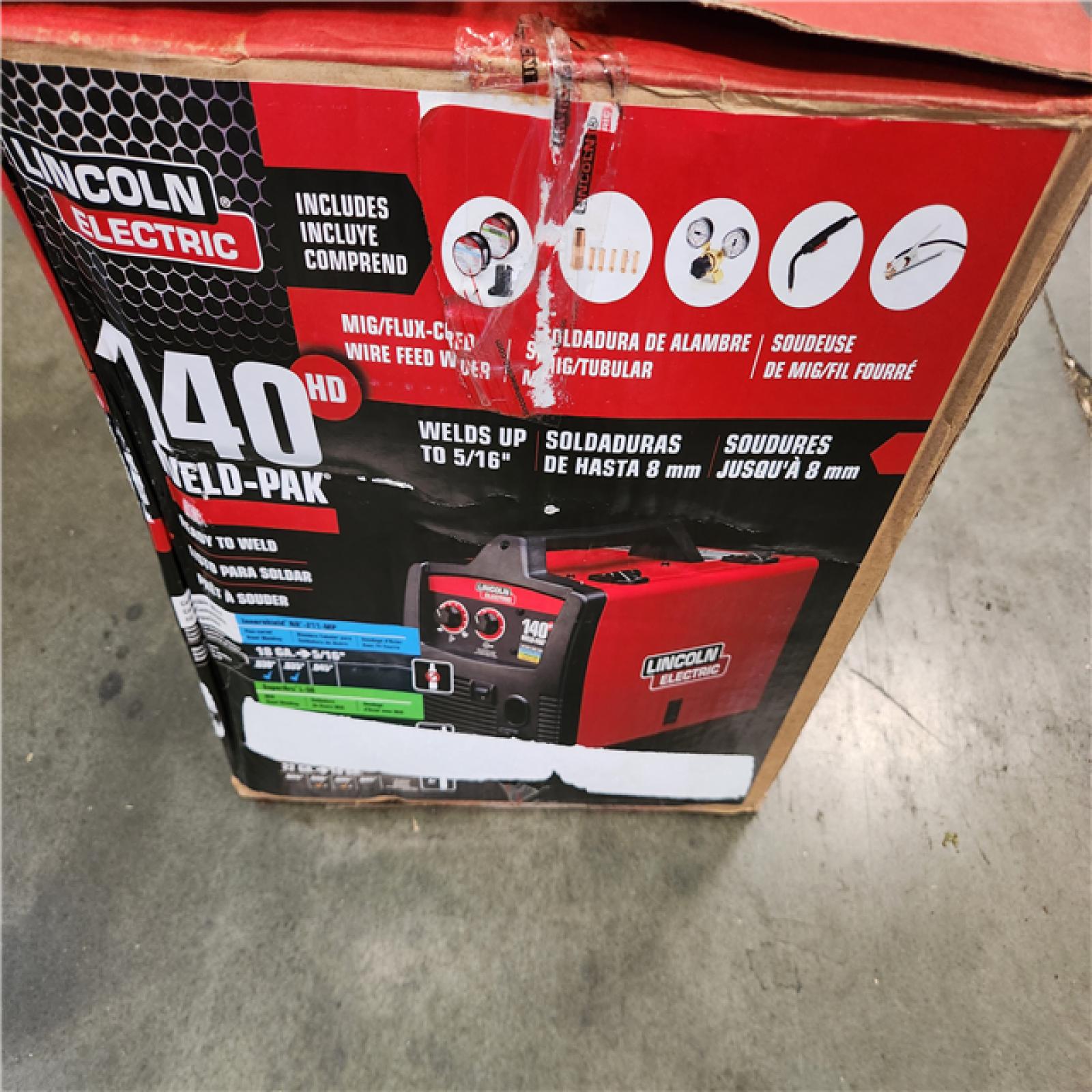 California AS-IS Lincoln Eletectric 140 Amp Weld Pak 140 HD