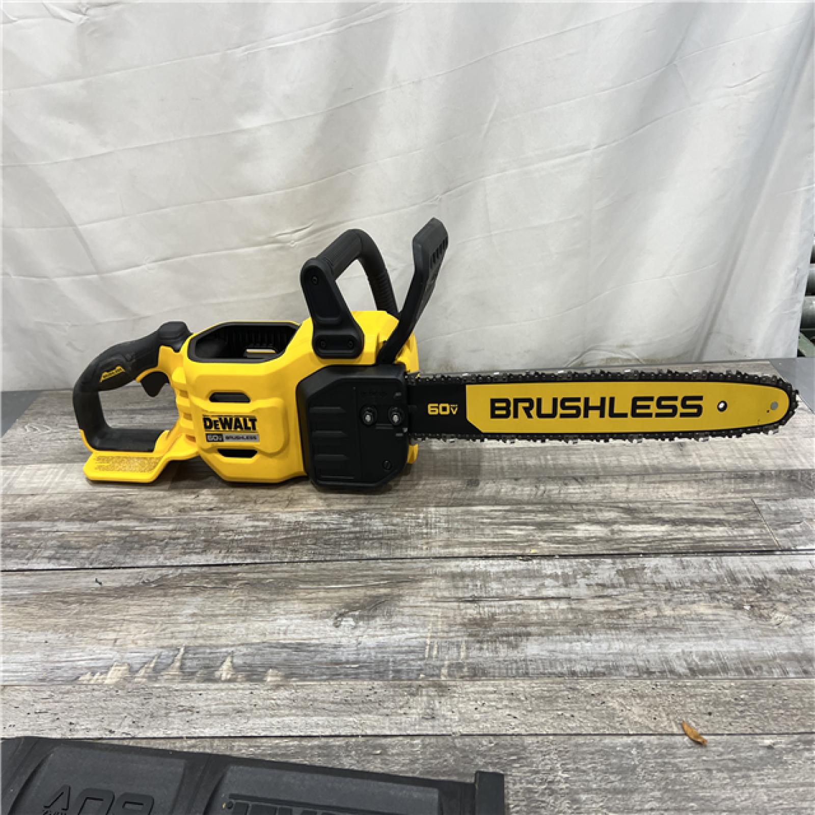 AS-IS DEWALT DCCS672B FLEXVOLT 60V MAX Brushless Cordless 18 Chainsaw (Tool Only)