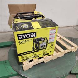 Dallas Location - As-Is RYOBI 4000-Watt Gasoline Powered Digital Inverter Generator(Lot Of 2)