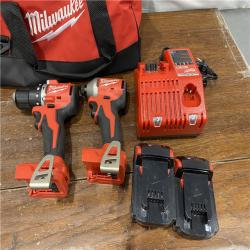 AS-ISMilwaukee M18 Compact Brushless 2-Tool Combo Kit