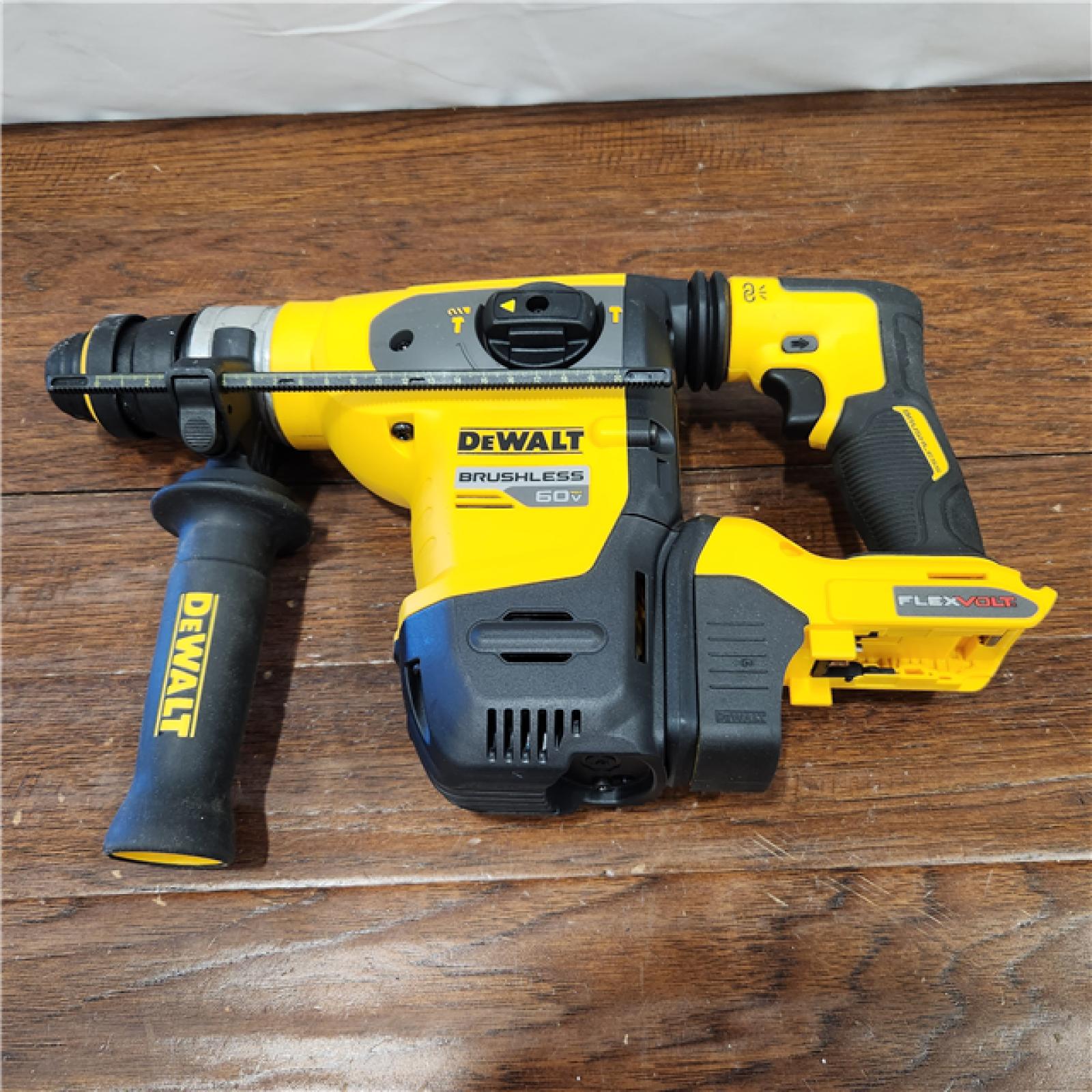 AS-IS FLEXVOLT 60V MAX Cordless 1-1/4 in. SDS Plus Rotary Hammer (Tool Only)