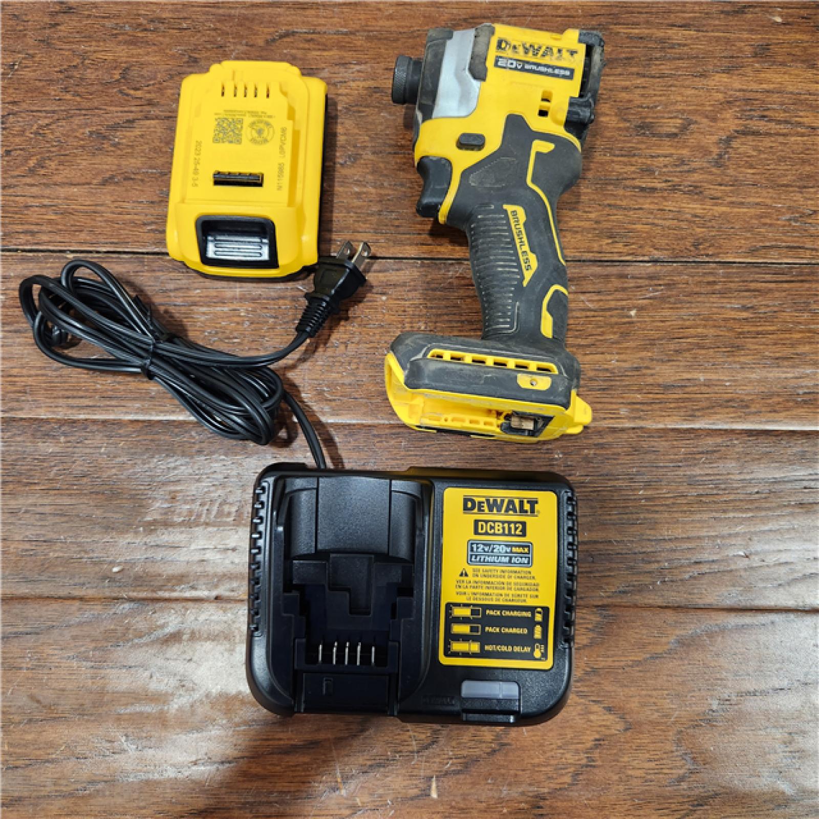 AS-IS DeWalt DCF850B 20V Cordless Brushless Compact 1/4 Impact Driver (Tool Only)