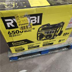 Dallas Location - As-Is RYOBI 6,500-Watt Gasoline Powered Portable Generator