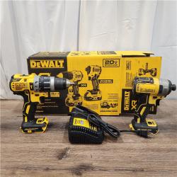 AS IS DEWALT 20V MAX XR Hammer Drill and ATOMIC Impact Driver 2 Tool Cordless Combo Kit with (2) 4.0Ah Batteries, Charger, and Bag