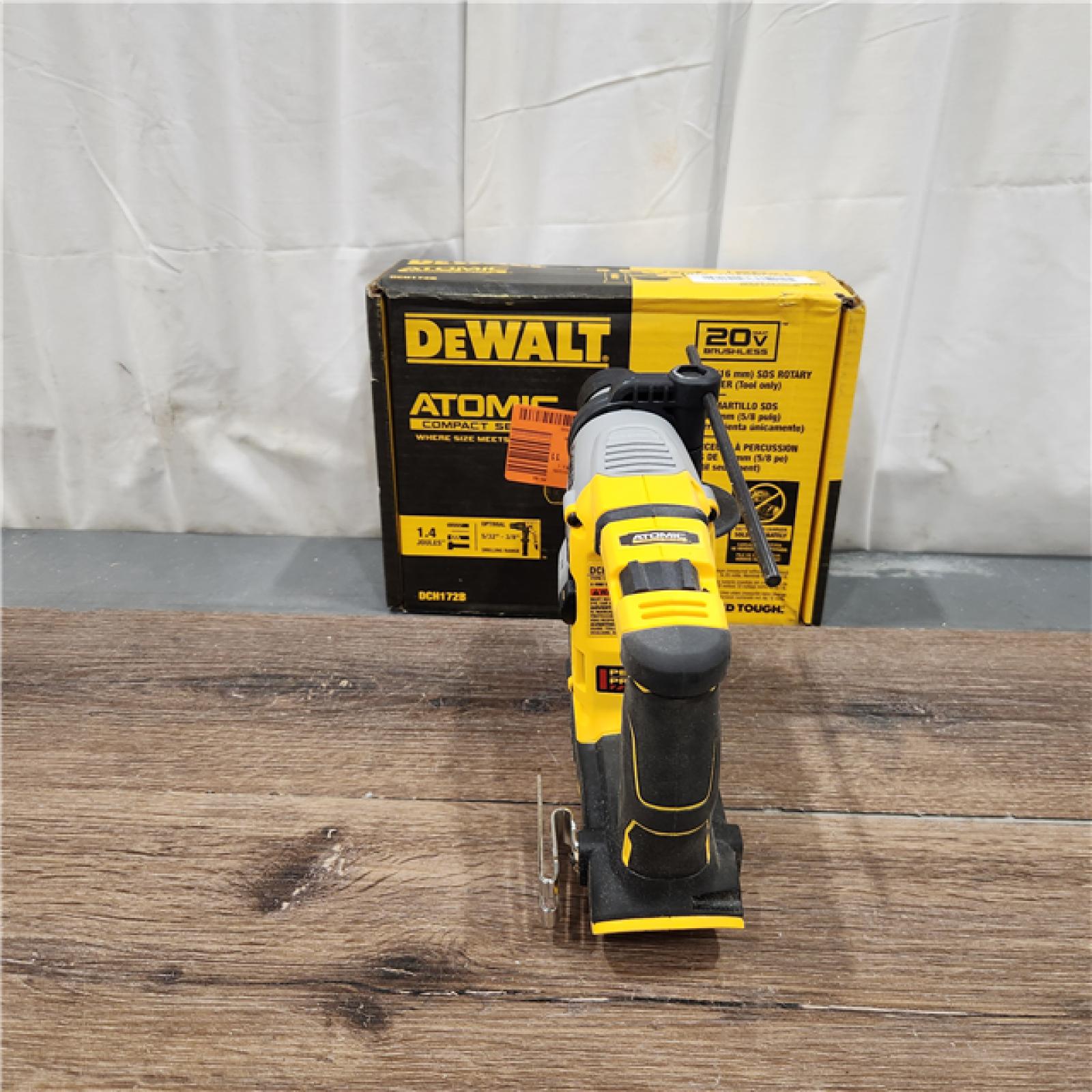 AS IS Dewalt DCH172B MAX Atomic 20V 5/8 Inch Brushless Cordless SDS Plus Rotary Hammer (Tool Only)