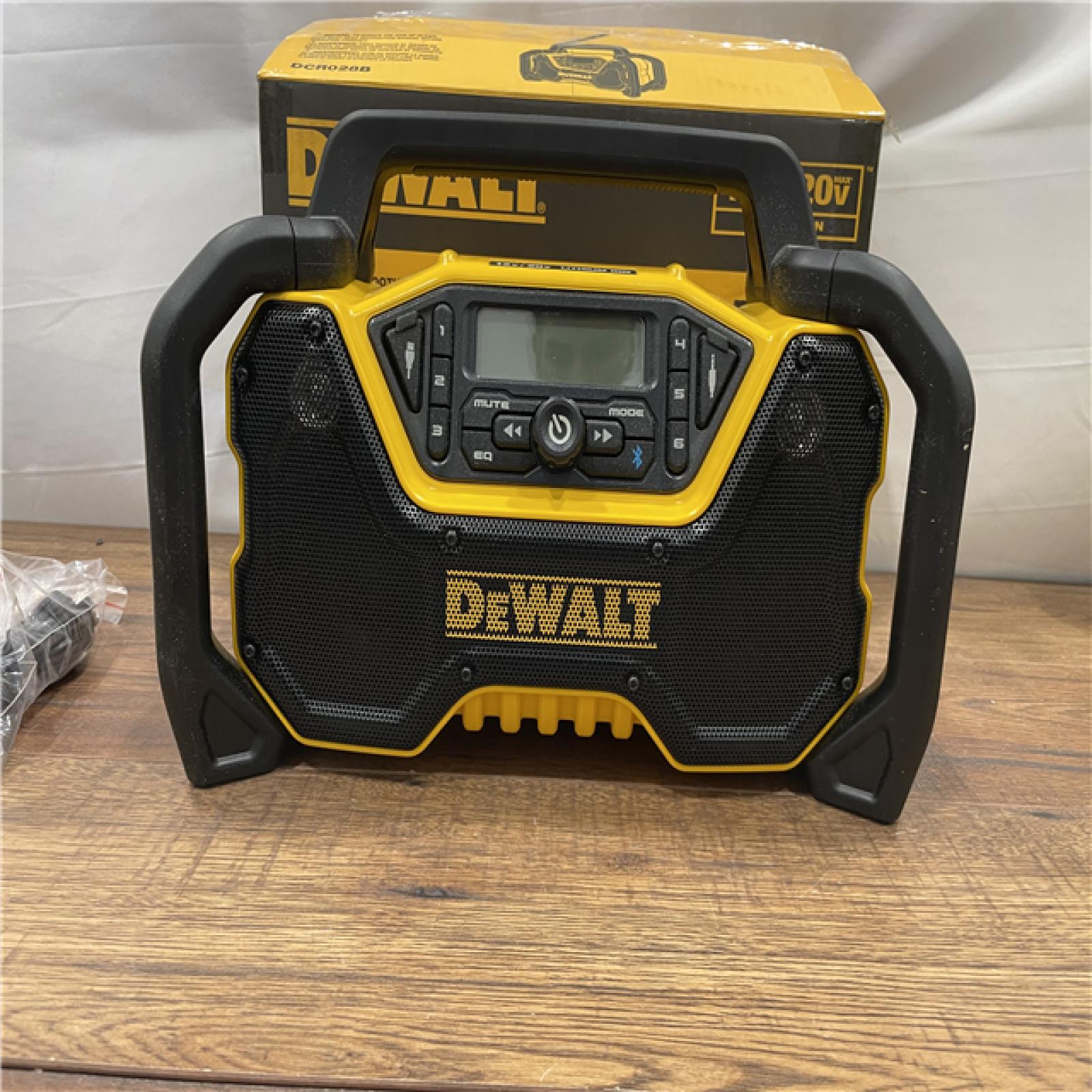 AS-IS DEWALT 20V MAX Compact Cordless Bluetooth Radio (Tool Only)