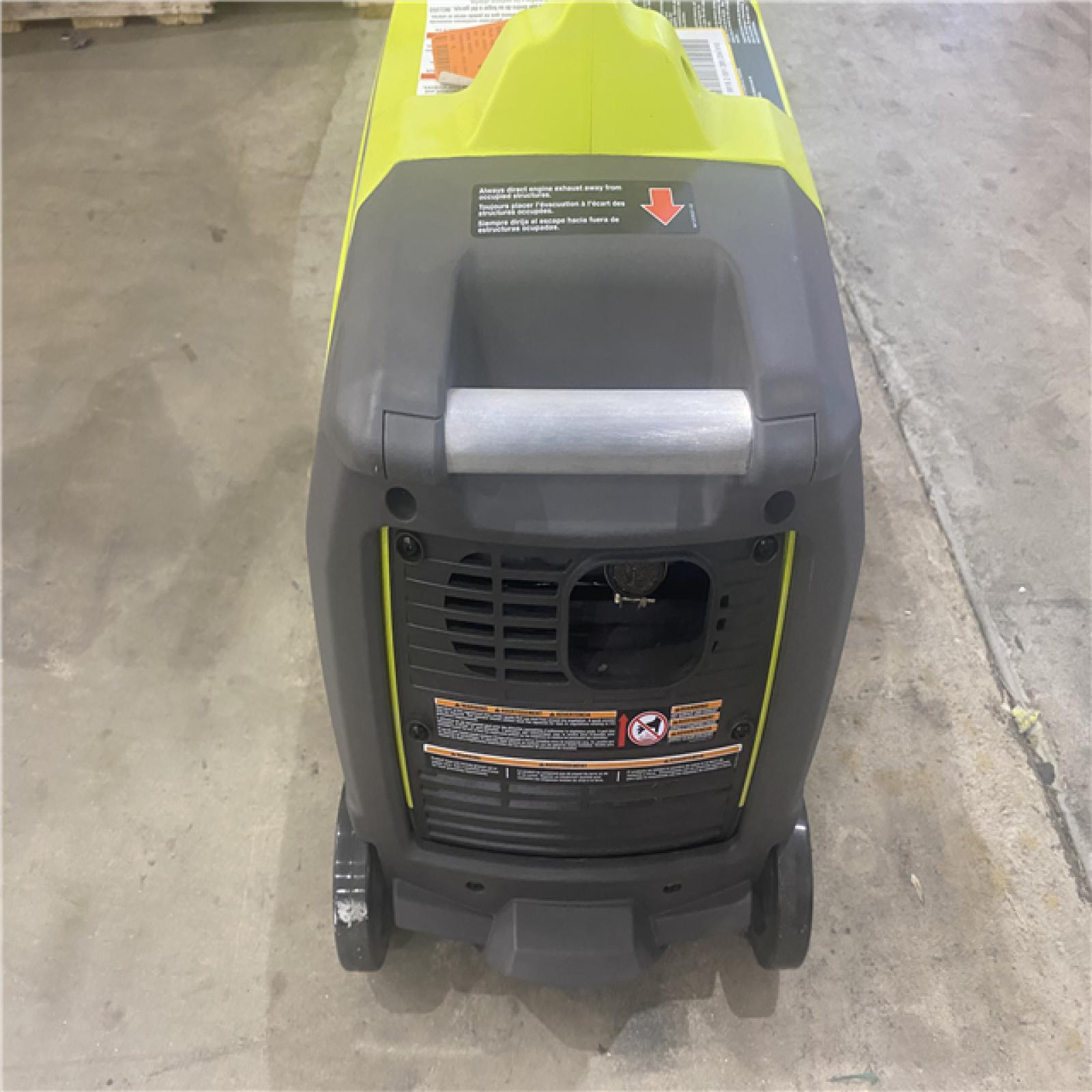 Houston location AS-IS RYOBI 2,300-Watt Recoil Start Bluetooth Super Quiet Gasoline Powered Digital Inverter Generator with CO Shutdown Sensor