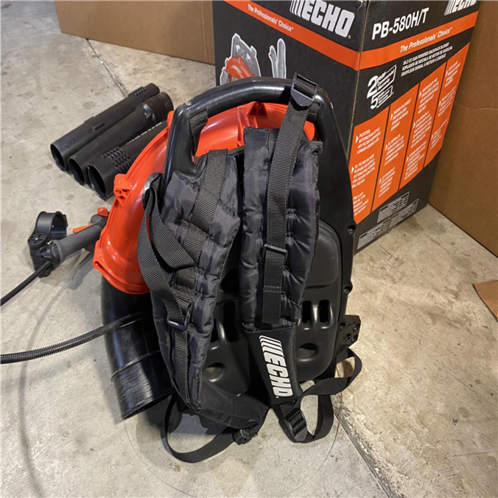 HOUSTON LOCATION - AS-IS ECHO 216 MPH 517 CFM 58.2cc Gas 2-Stroke Backpack Leaf Blower with Tube Throttle