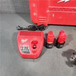 HOUSTON LOCATION - AS-IS Milwaukee M12 Force Logic Press Tool 1/2 in. to 1 in. Kit