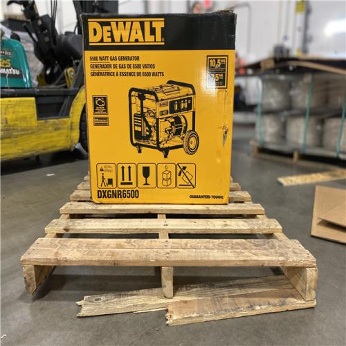 DALLAS LOCATION - DEWALT 8125 / 6500- Watt Gas Powered Portable Generator with Idle Control, Covered Outlets and CO Protect